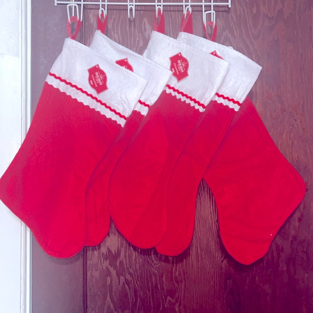 5Pcs Holiday Time Stockings